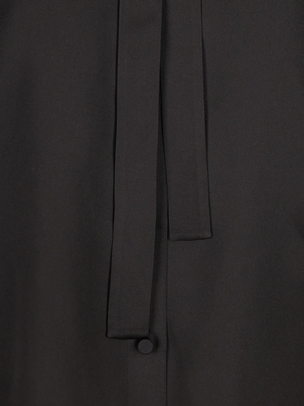 Gucci Zijden-satijnen blouse met strik Zwart