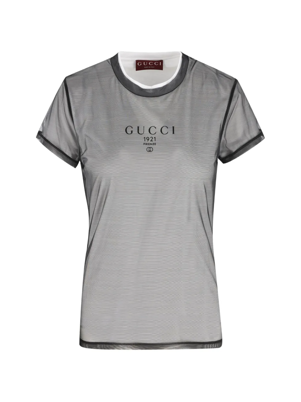 Gucci Double-layered printed T-shirt - Weiß
