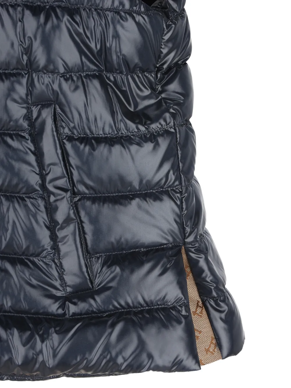  Herno Hooded Quilted Jacket - Blue 