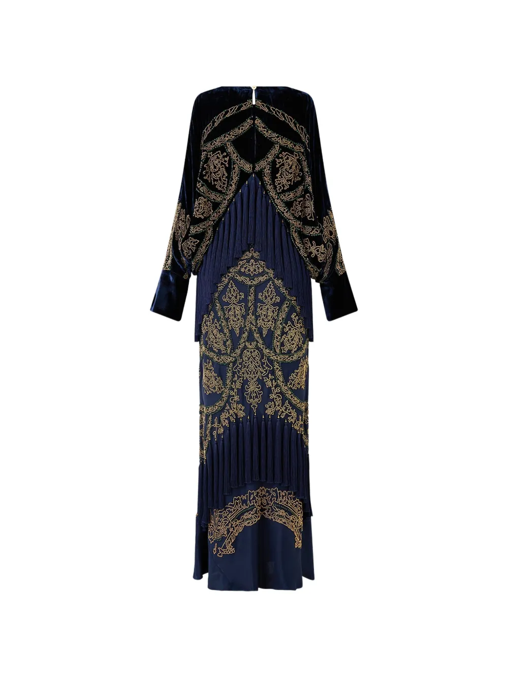 Camilla Gedrapeerde maxi-jurk Blauw