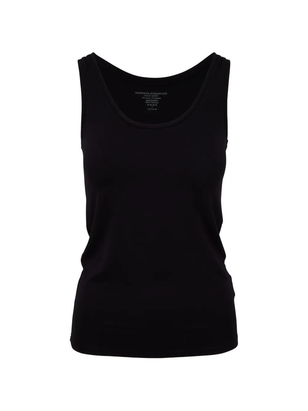 Majestic Filatures sleeveless tank top - Nero