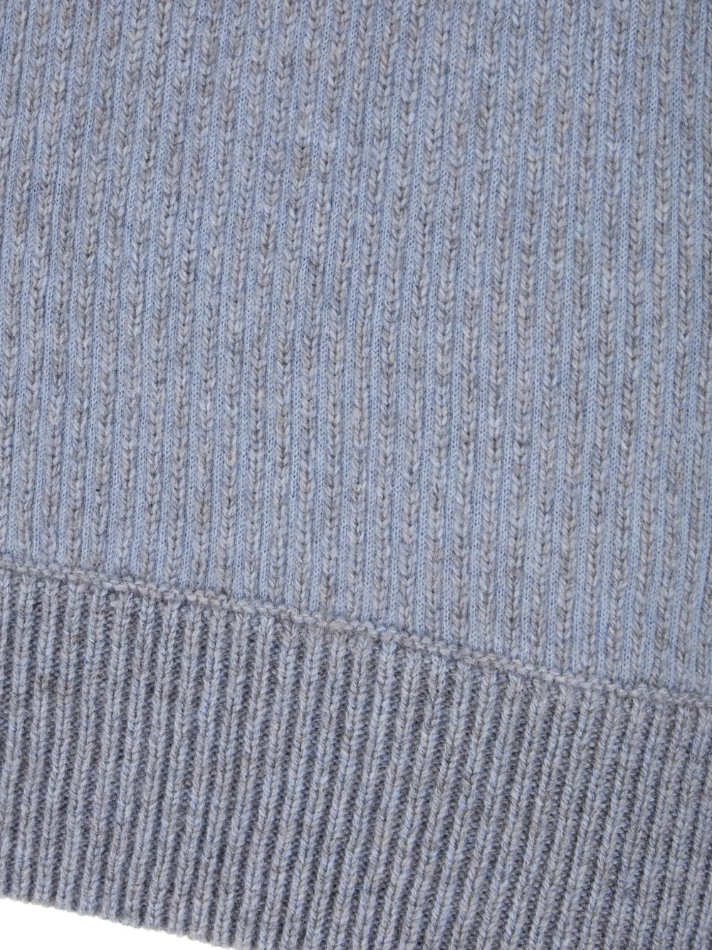 Zegna Geribbelde coltrui Blauw