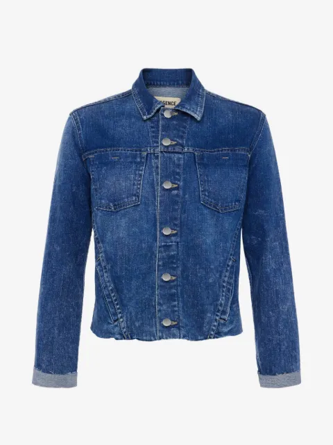 L'Agence jeansjacka med smal passform