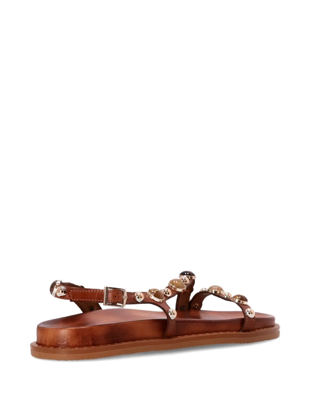  Kotris Sandals Stud-embellished Buckle Sandals - Brown 