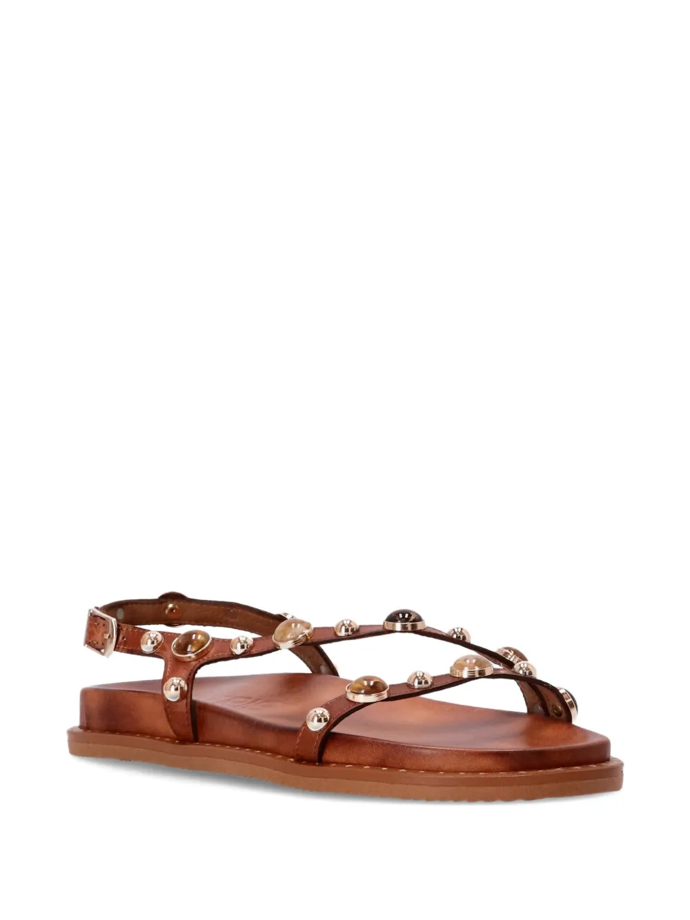 Kotris Sandals Stud-embellished Buckle Sandals - Brown 