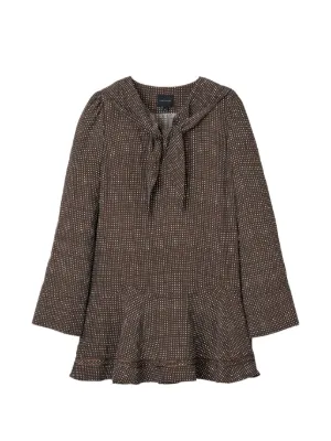 knee length dresses for ladies Show Me Your Mumu Meester Mini Dress in Brown