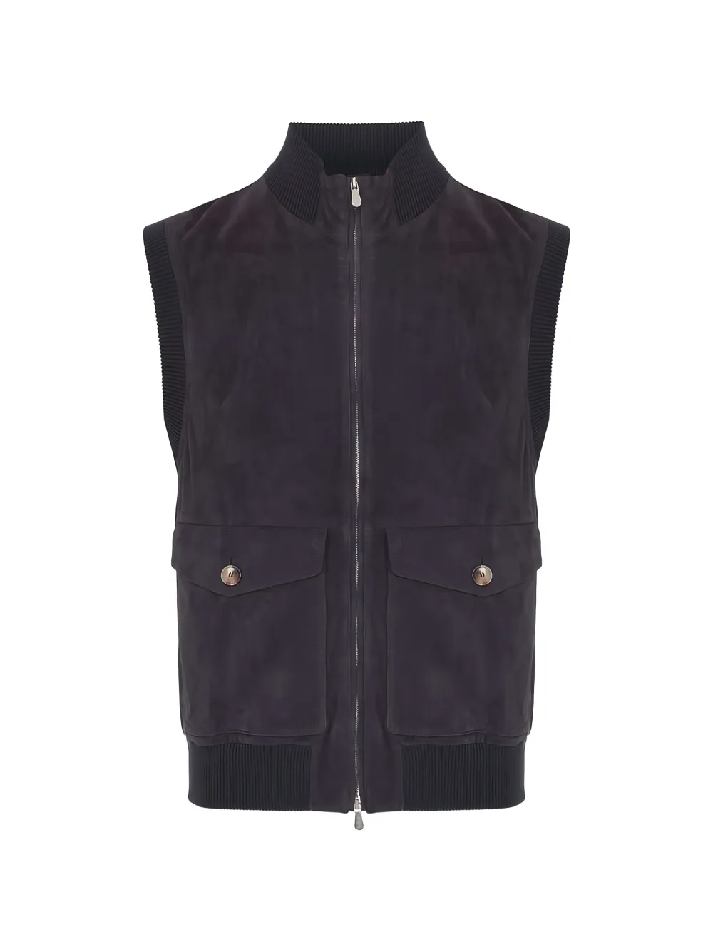 Brunello Cucinelli buttoned-pocket gilet - Blu