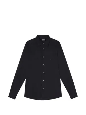 Giorgio Armani ジップアップ シャツ | ブラック | FARFETCH JP