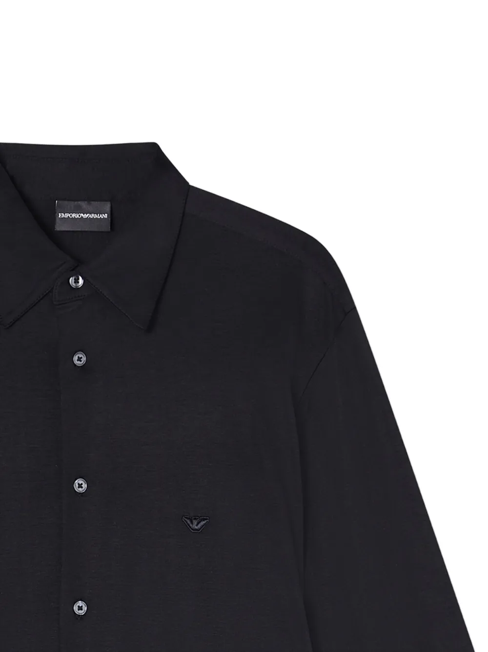 Emporio Armani Overhemd Zwart