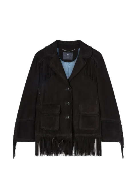 Ermanno Scervino fringe patch-pocket jacket