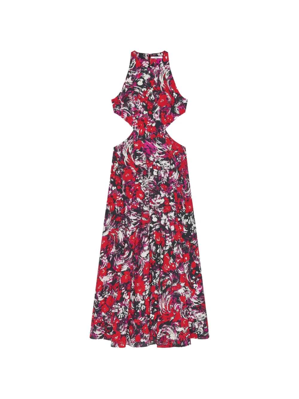 Givenchy cut-out floral maxi dress - Rosso