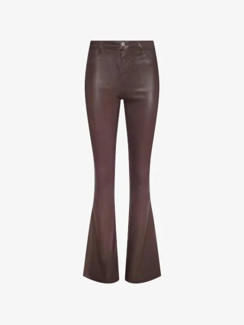 L'Agence Marty high-rise flare denim