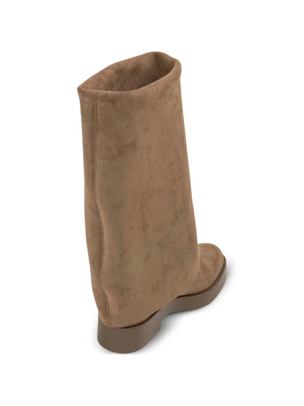  Casadei Platform Heeled Boots - Brown 