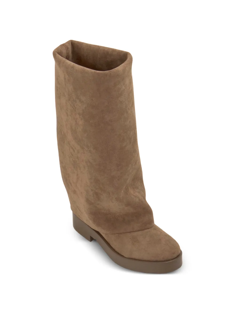  Casadei Platform Heeled Boots - Brown 