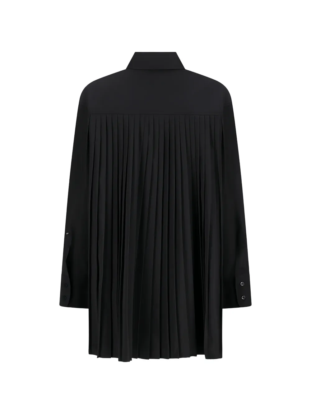  Sportmax Nespola Pleated Shirt - Black 