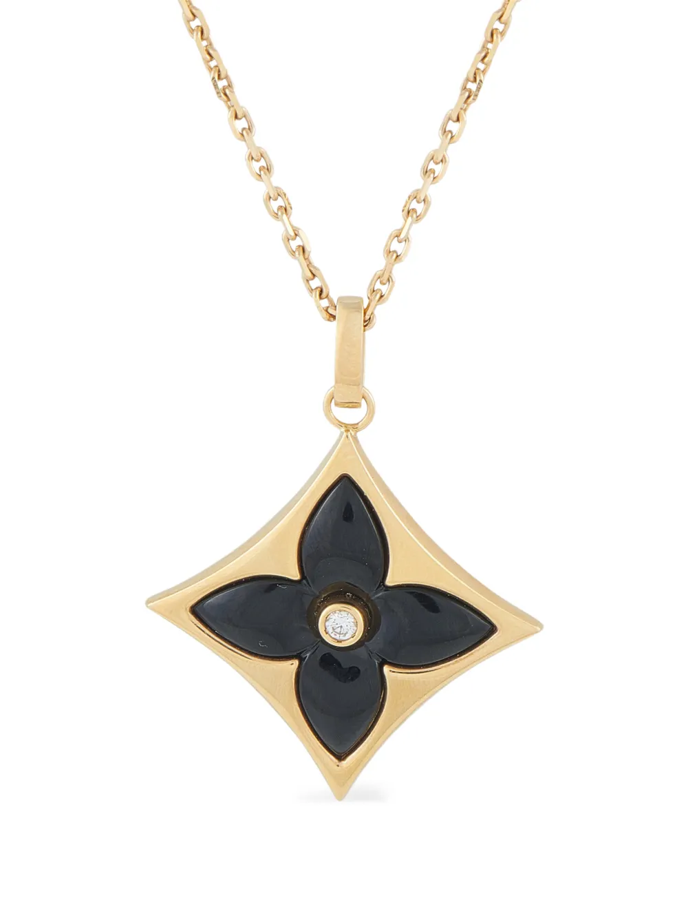 Louis Vuitton Pre-Owned Blossom Star diamond necklace - Oro