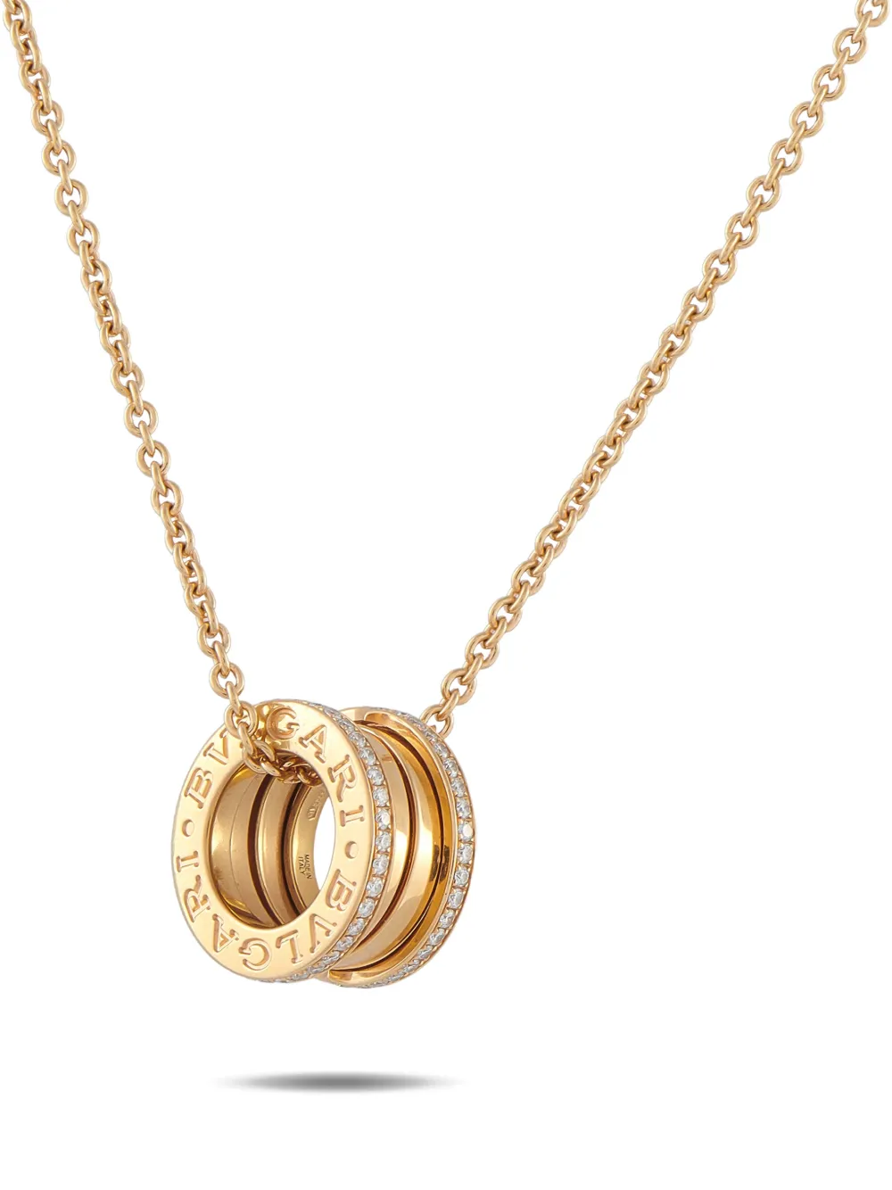 Bvlgari Pre-Owned B.Zero1 diamond necklace - Oro