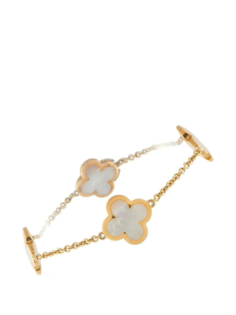 Van Cleef & Arpels Alhambra mother-pearl-clover bracelet - Oro