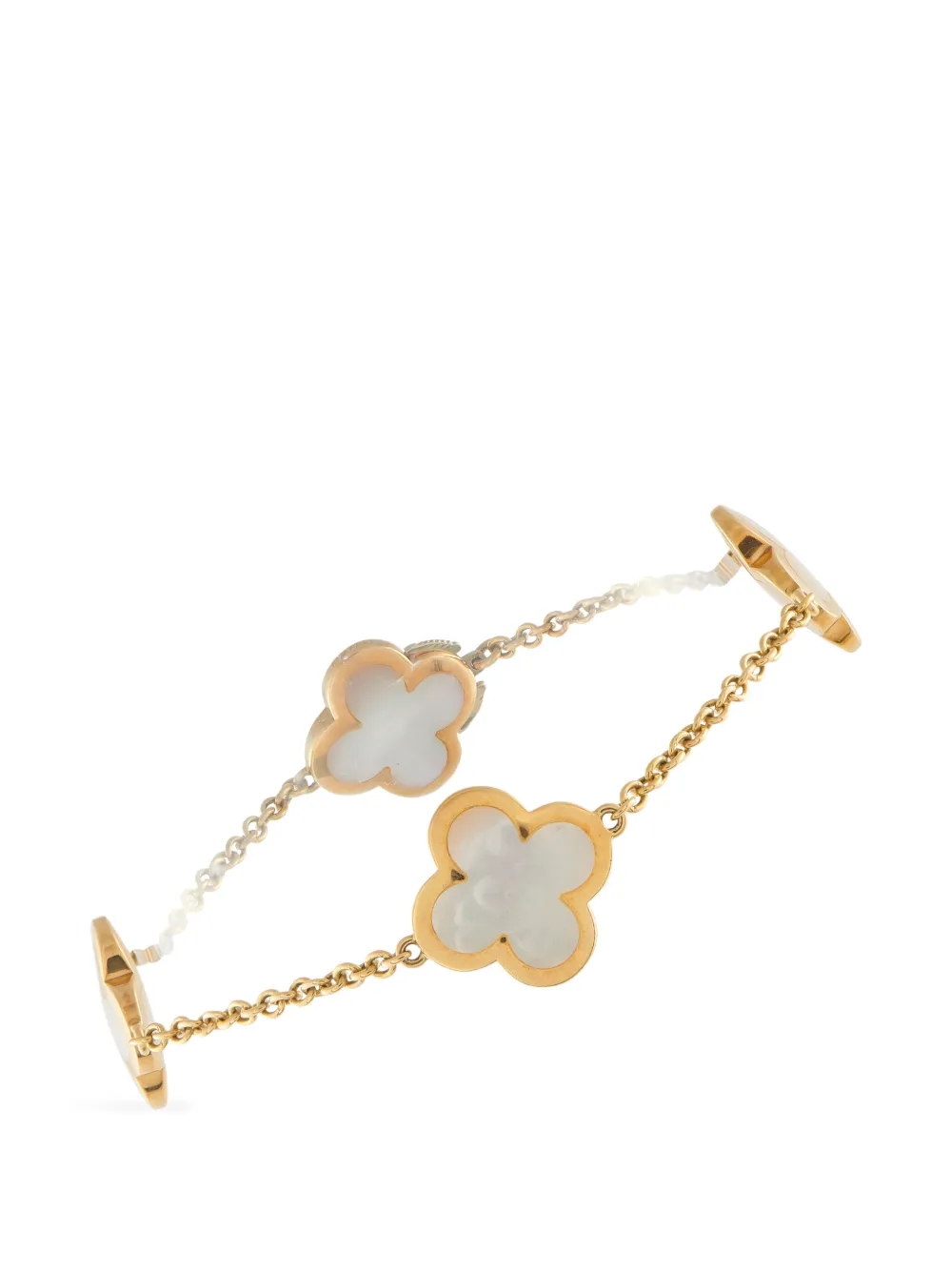 Van Cleef & Arpels Alhambra mother-pearl-clover bracelet - Oro