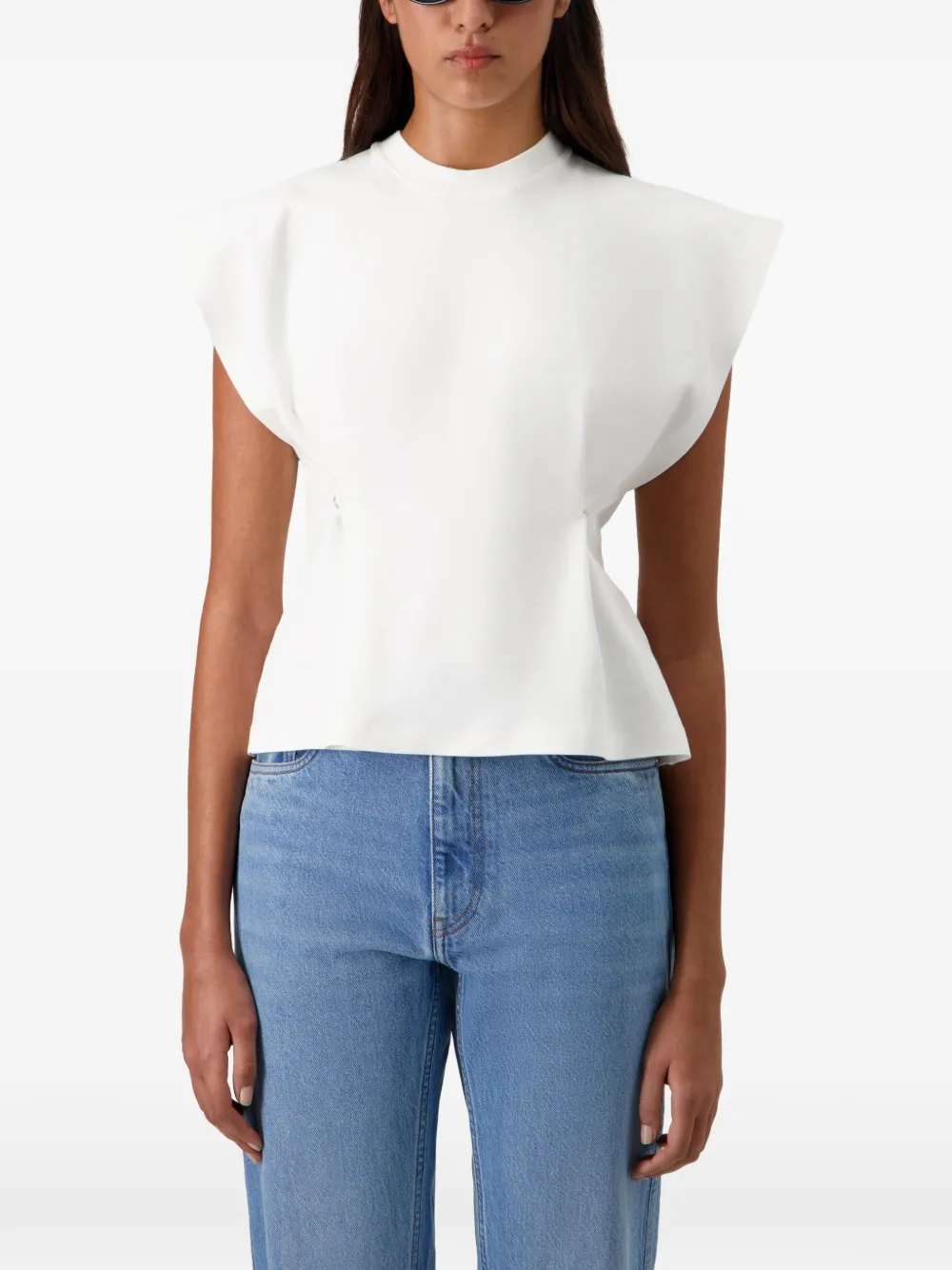 Coperni T-shirt met ronde hals Wit
