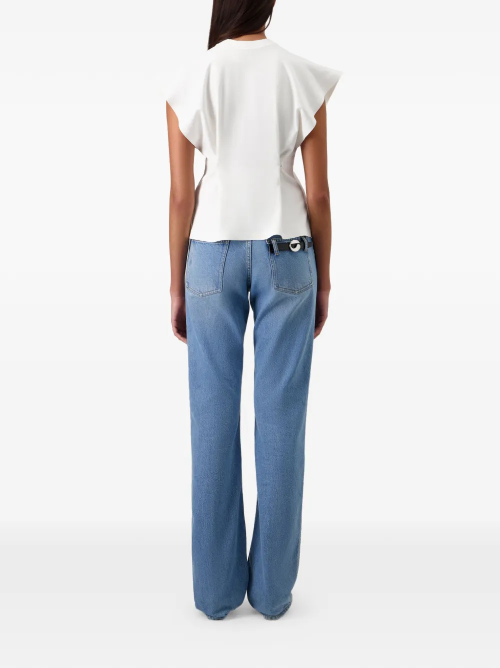 Coperni T-shirt met ronde hals Wit