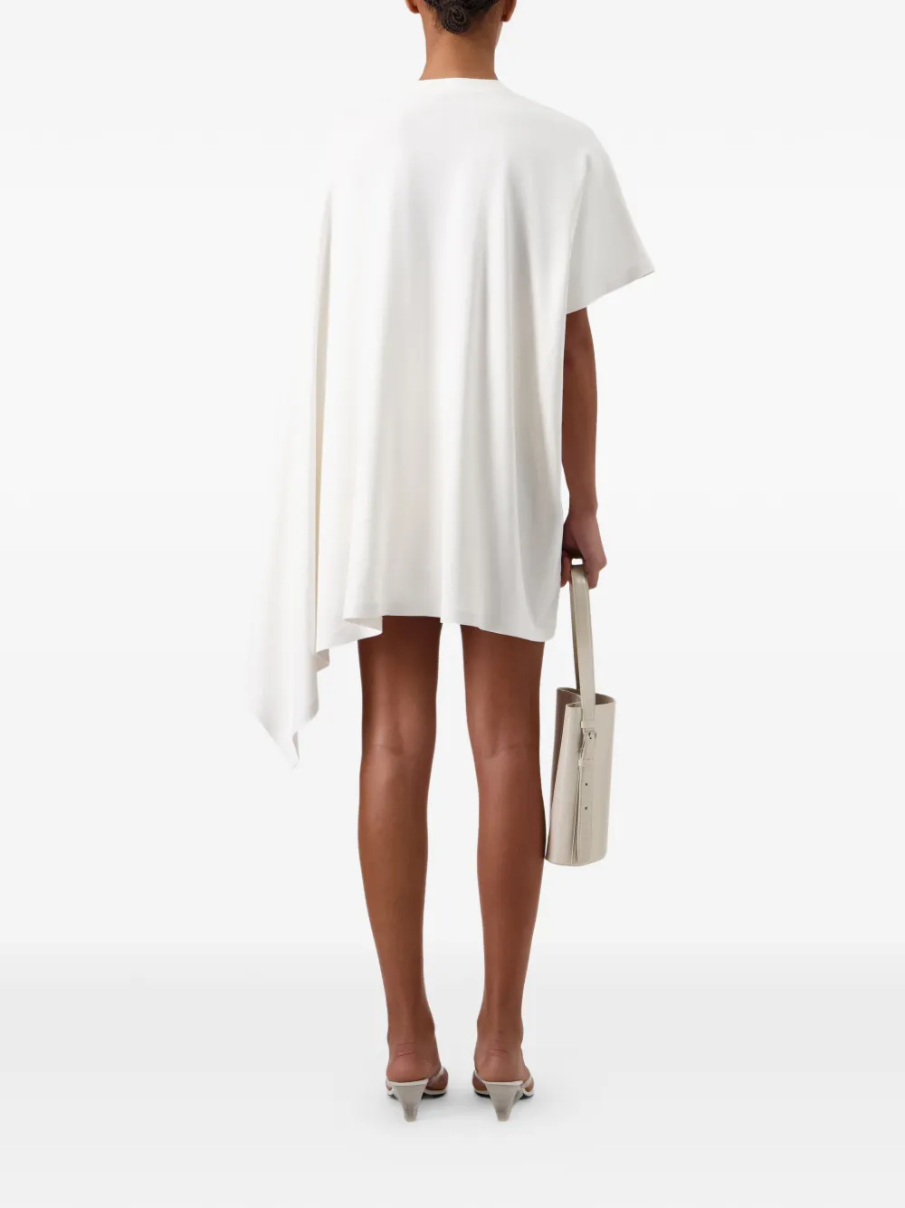 Coperni Asymmetrische mini-jurk Wit