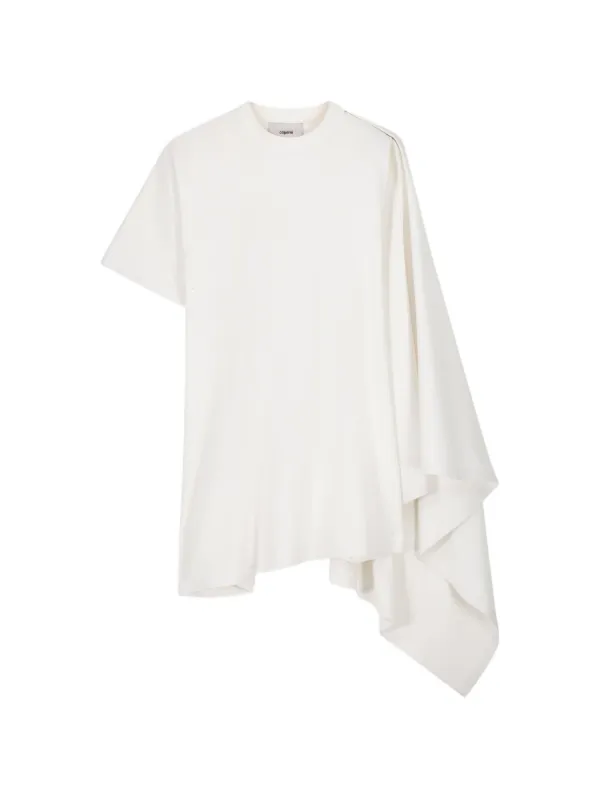 Coperni Zero Waste Draped Dress in White