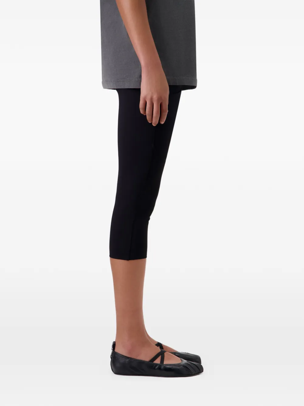 Coperni shaped ballet flats Zwart