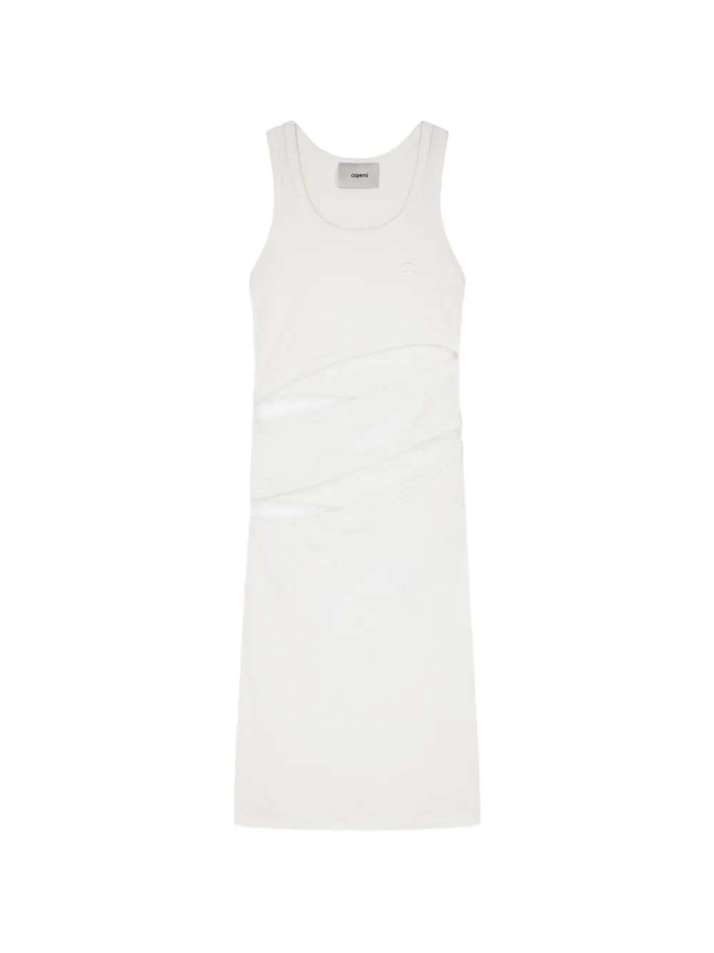 Coperni cut-out mini dress - Bianco