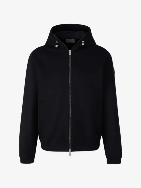 Moncler chamarra con capucha y cierre