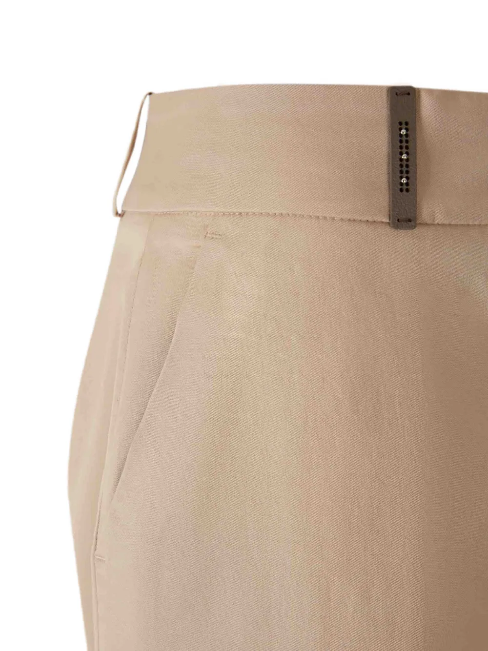  Peserico Belt-loop Cuffed Trousers - Neutrals 