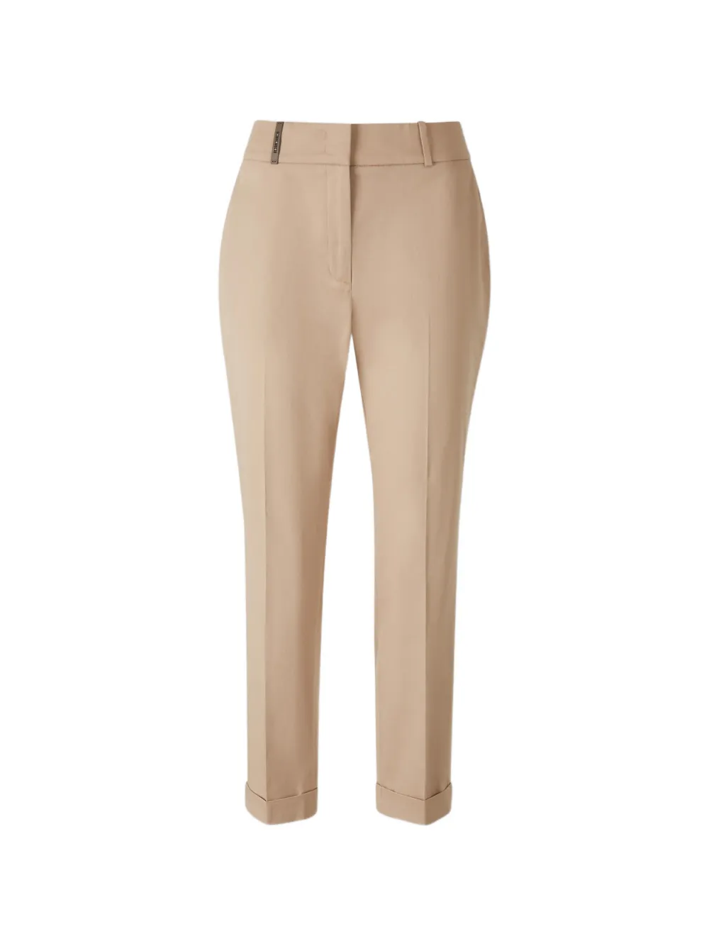 Peserico belt-loop cuffed trousers - Toni neutri