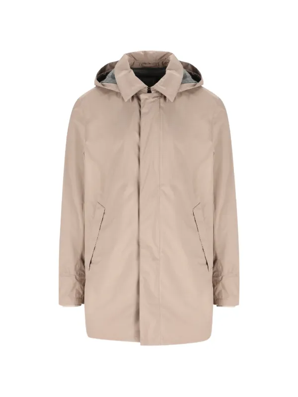 Herno Windstopper Hooded Raincoat | Neutrals | FARFETCH