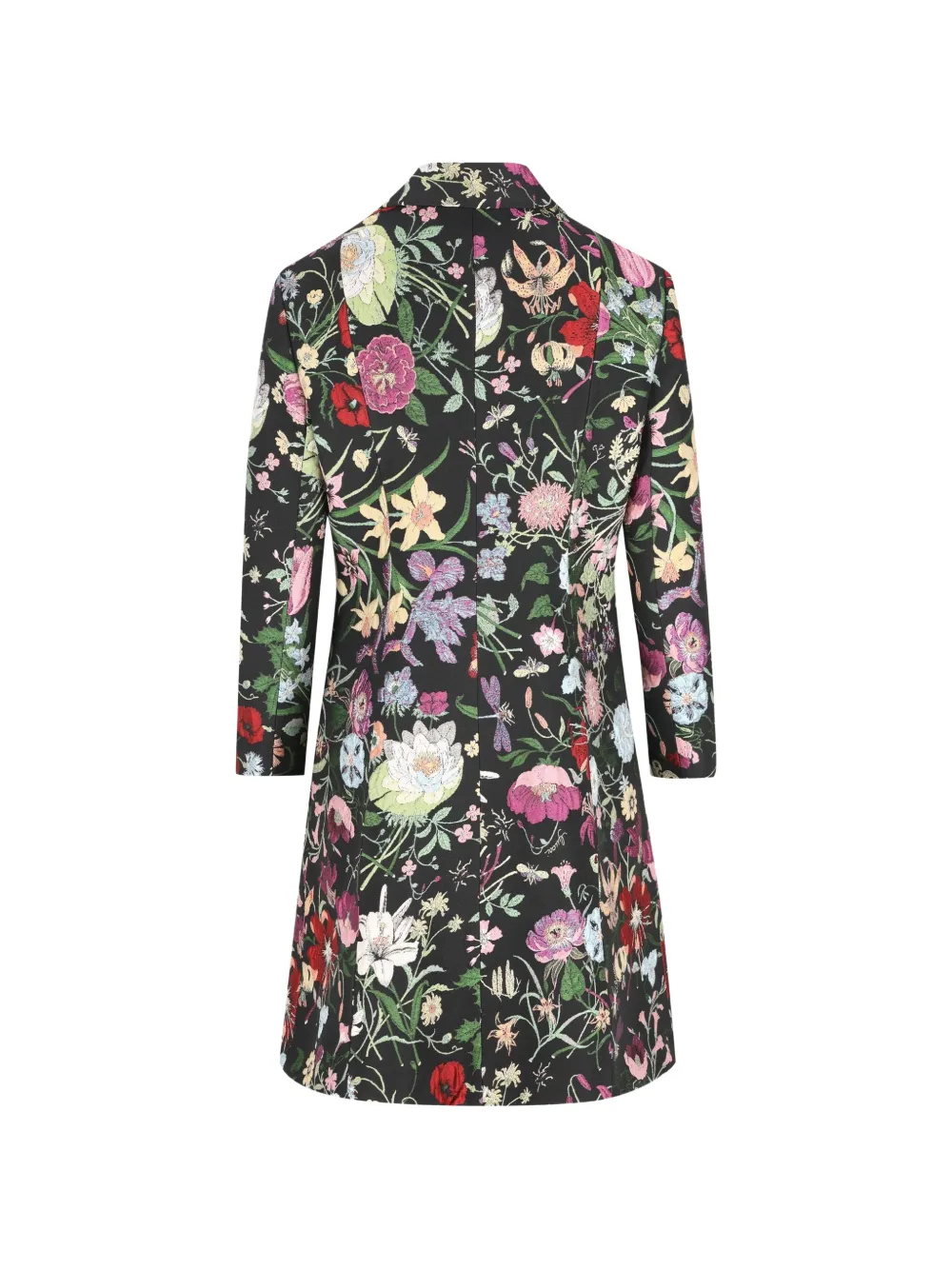  Gucci Flora Coat - Black 