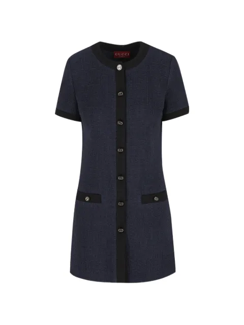 Gucci buttoned mini dress
