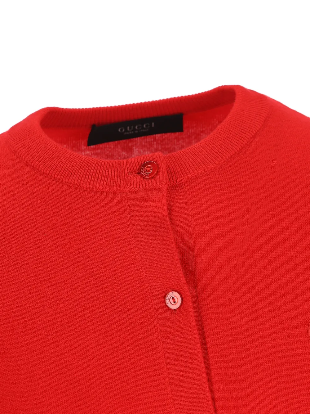 Gucci Gebreid wollen vest Rood