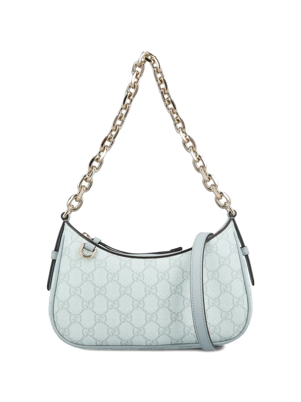 Gucci chain-strap logo-motif shoulder bag - Blau