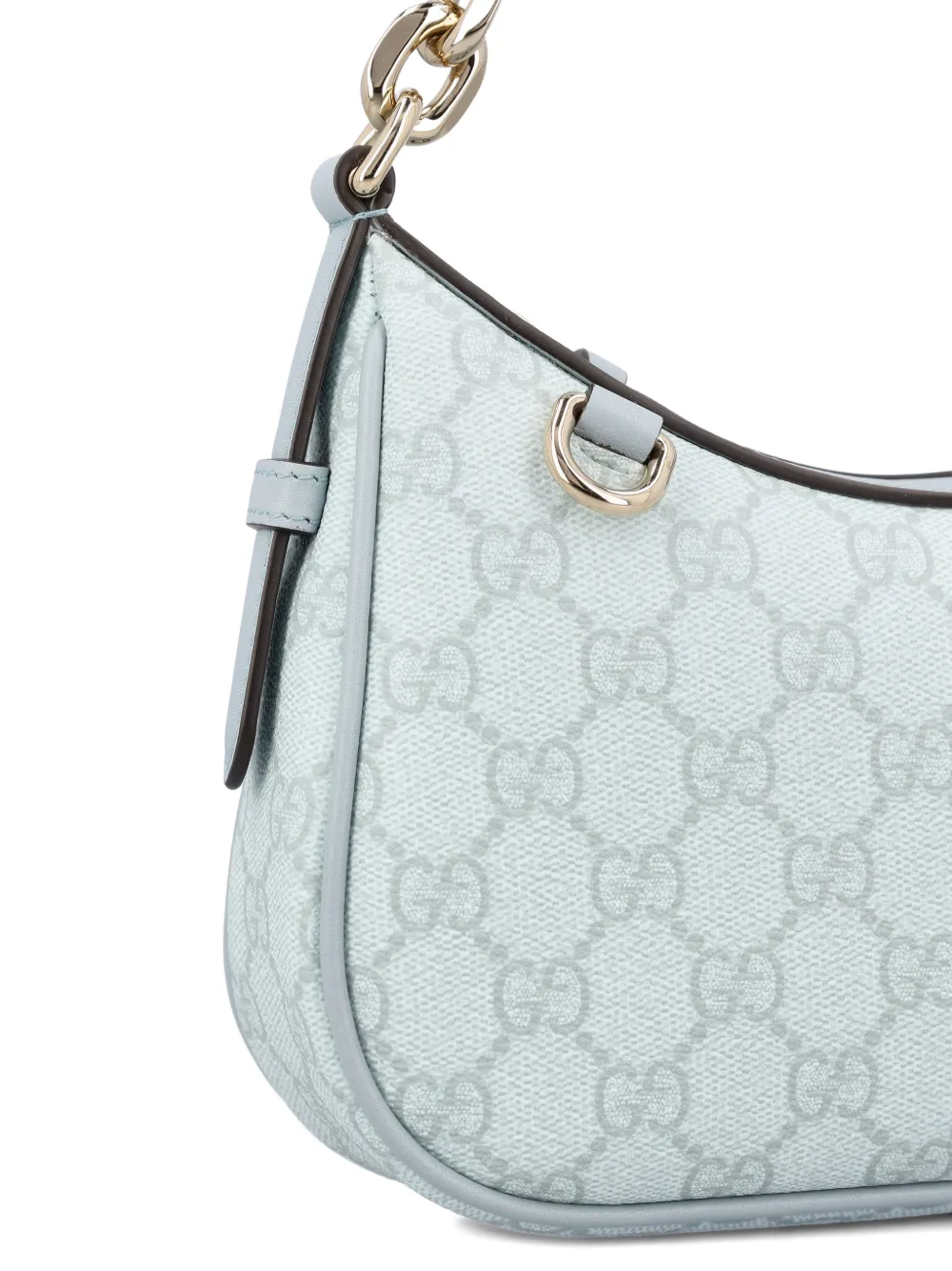 Gucci chain-strap logo-motif Shoulder Bag | Blue | FARFETCH