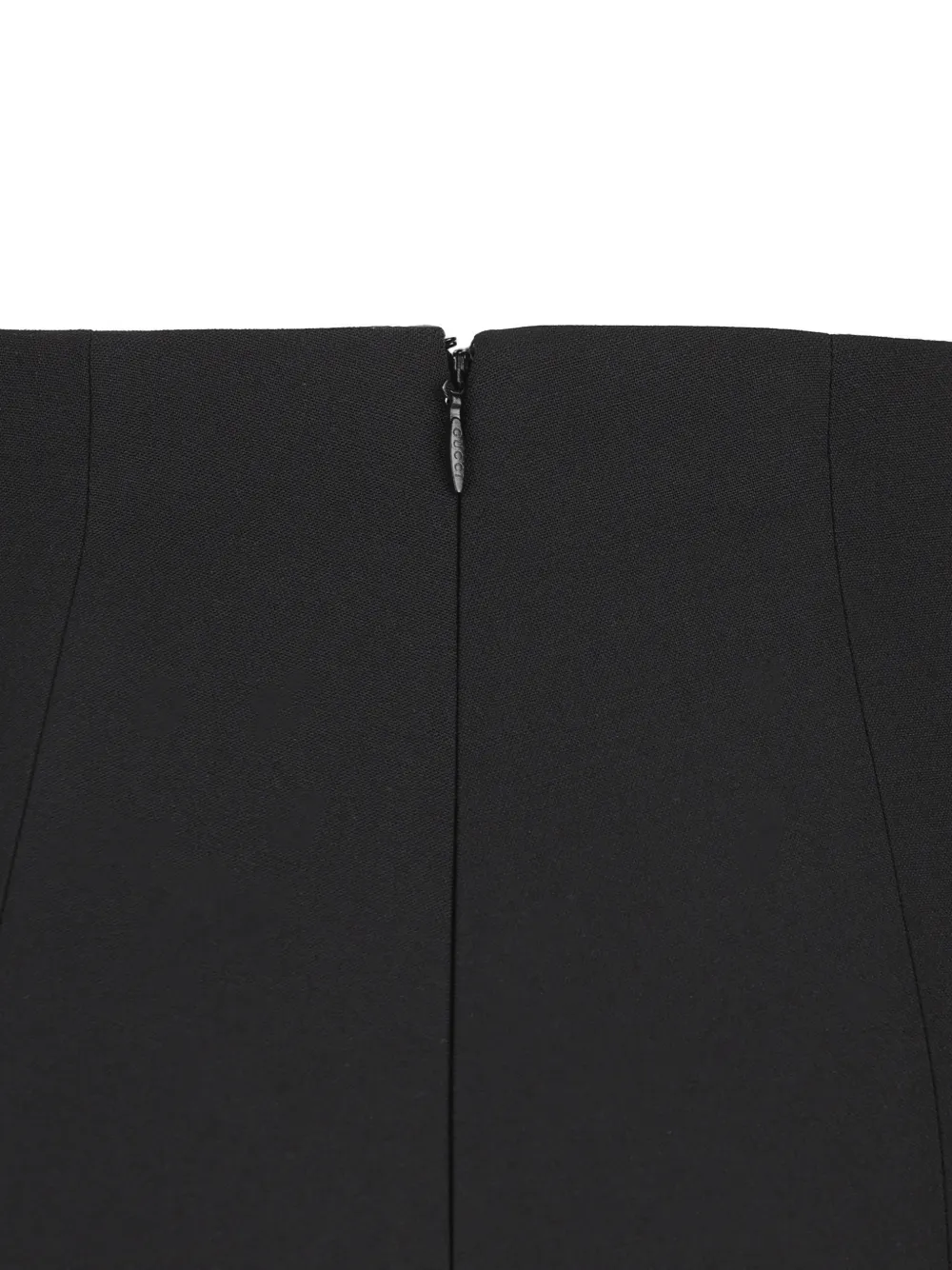Gucci High waist broek met wijde pijpen Zwart