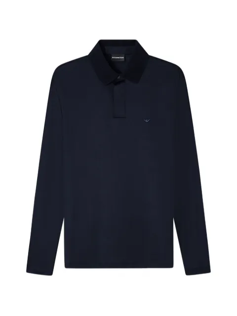 Emporio Armani playera tipo polo manga larga