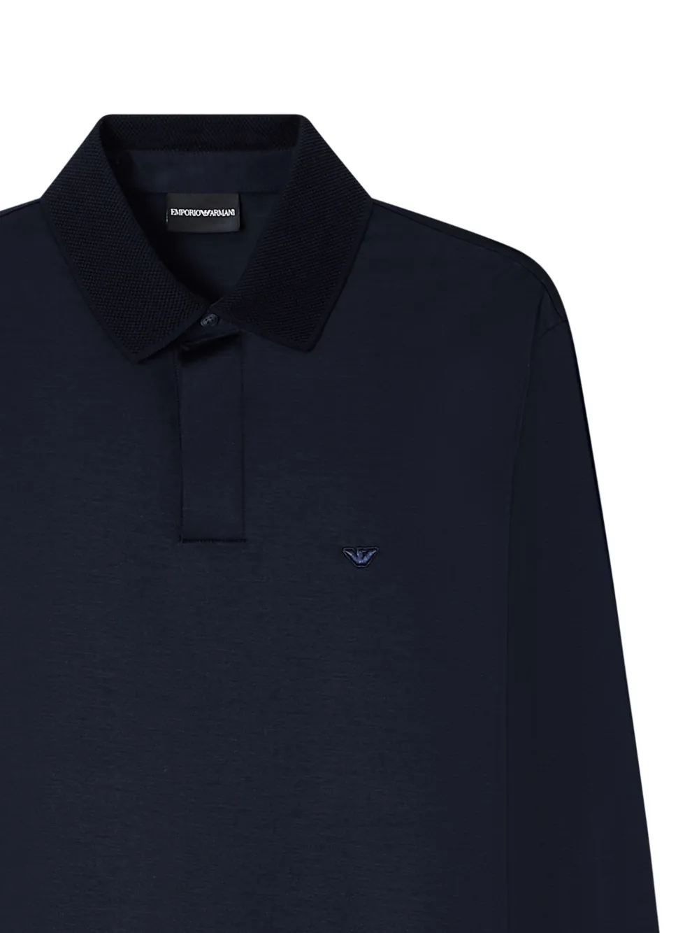 Emporio Armani Poloshirt met lange mouwen Blauw