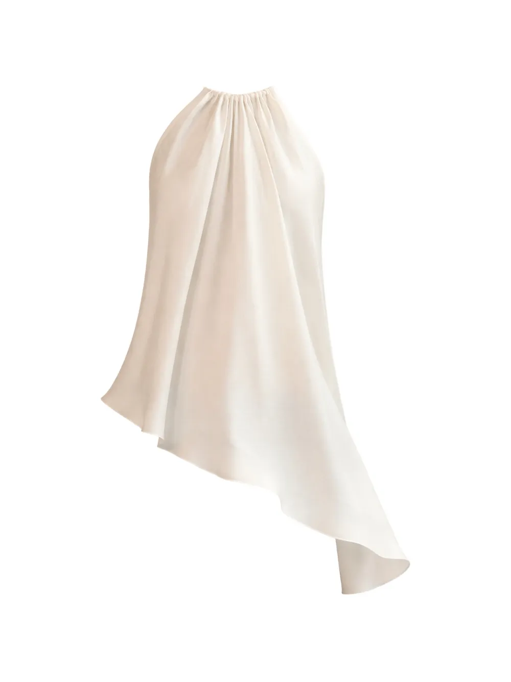 Cynthia Rowley ring asymmetric Talita blouse - Bianco