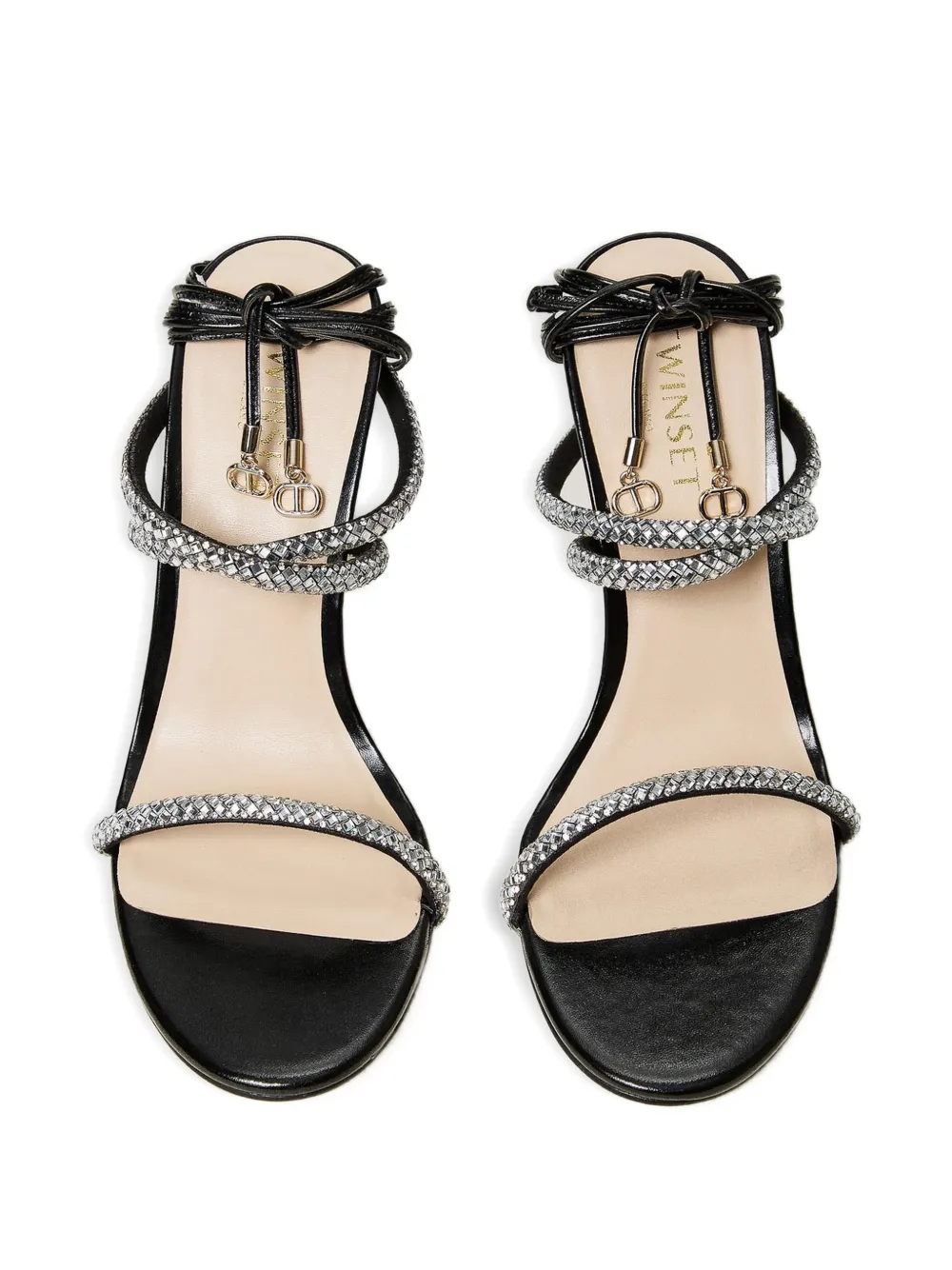 TWINSET Sandalen met open neus Zwart