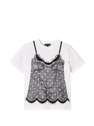 Marc Jacobs Trompe L'Oeil Cami T-shirt | White | FARFETCH