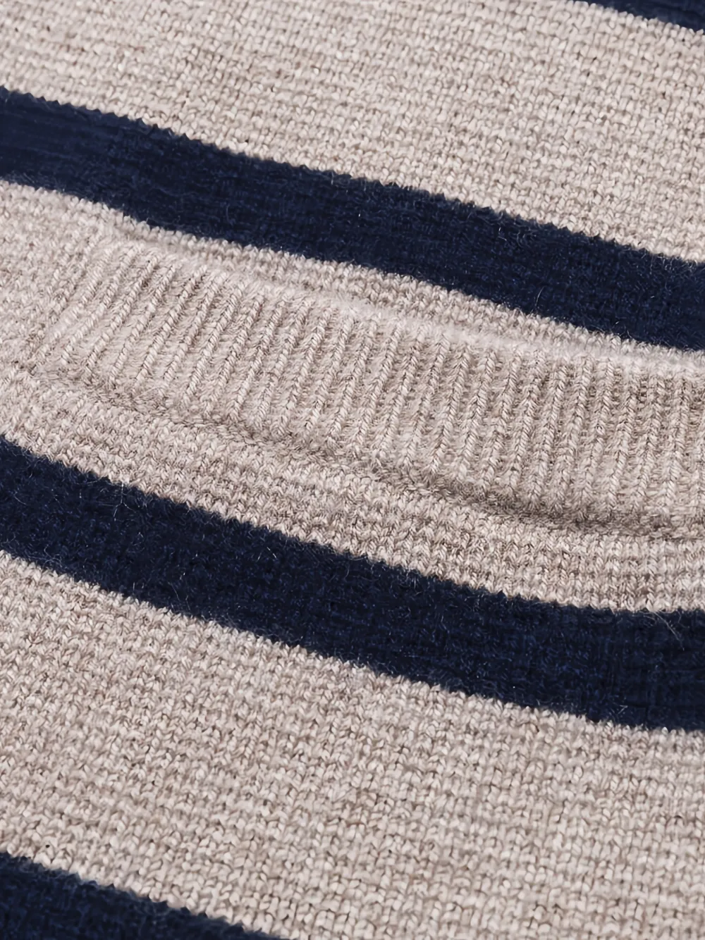 Striped Button Knitwear