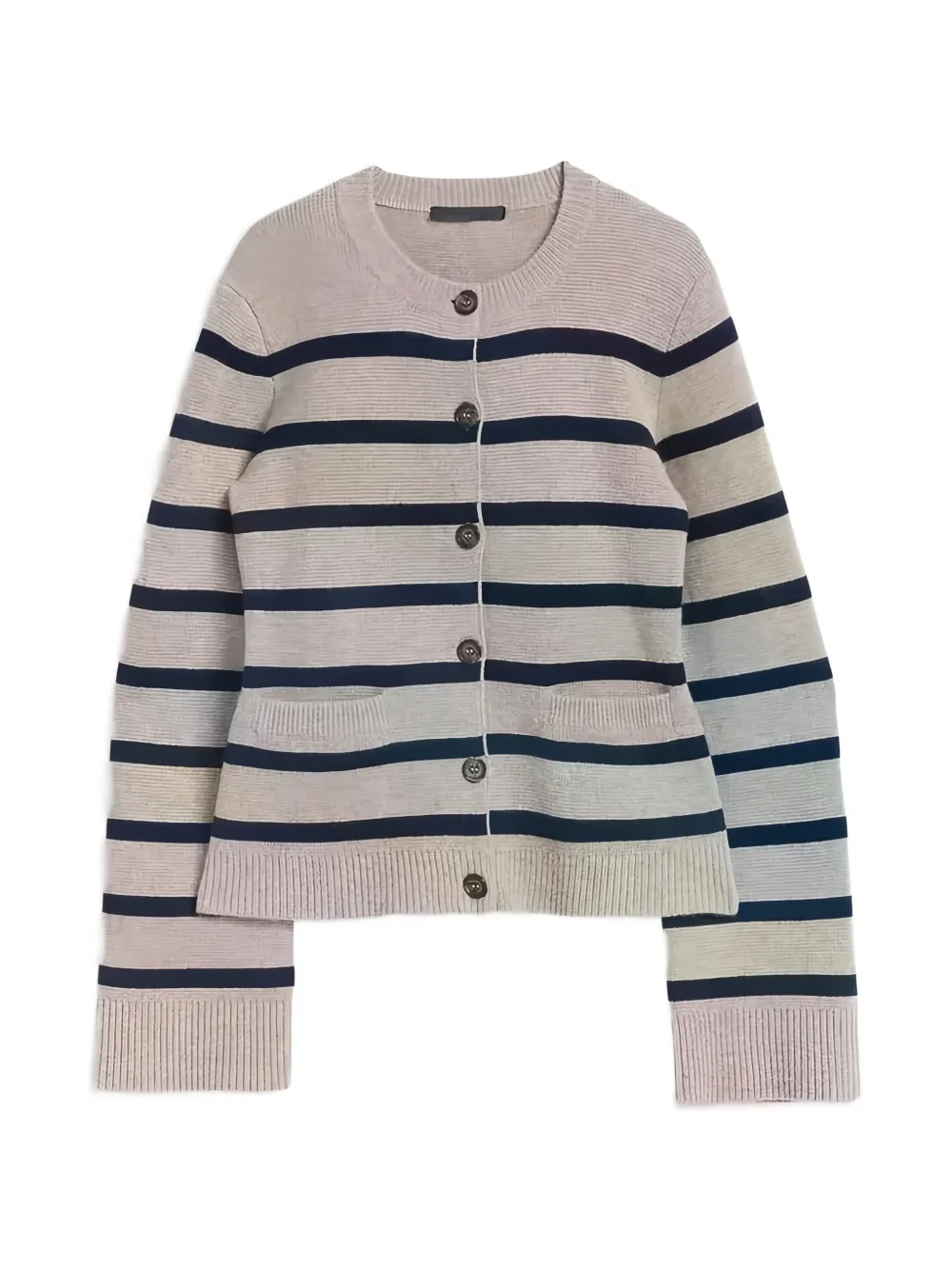 Jenni Kayne striped button knitwear - Toni neutri