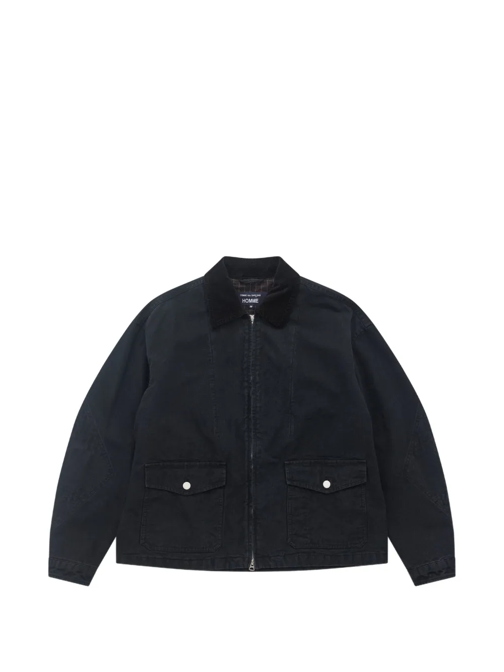 Comme Des Garçons corduroy panelled jacket - Nero