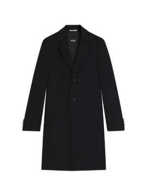BOSS フェルトコート | ブラック | FARFETCH JP