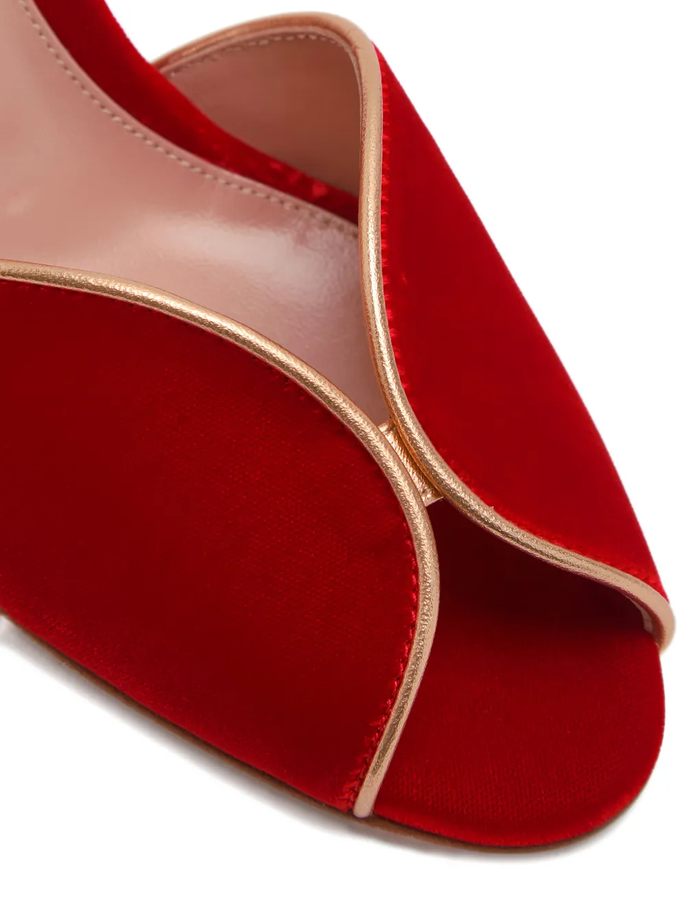 Gianvito Rossi 70 cutout trim sandals Rood