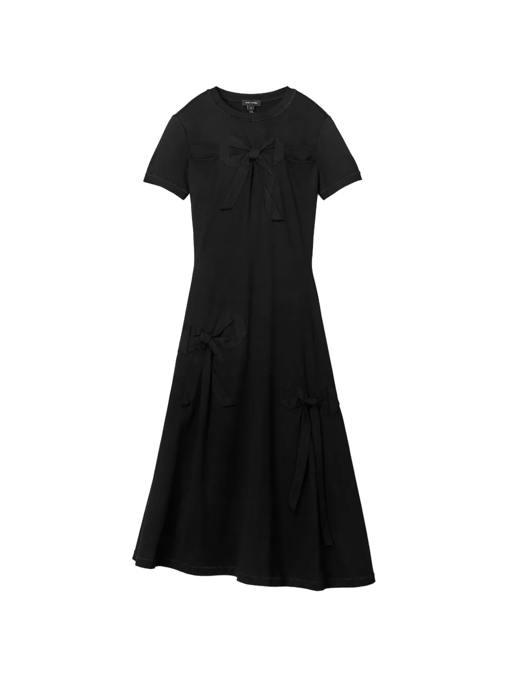 Marc Jacobs bow midi dress - Nero